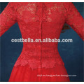 Vestido de noche rojo de la señora elegante de la fábrica de China del nuevo diseño